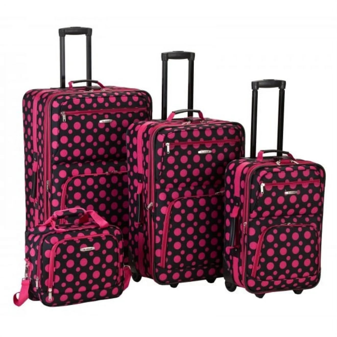 Rockland Luggage Fashion Collection 4 Piece Softside Expandable Luggage Set - Product image 3