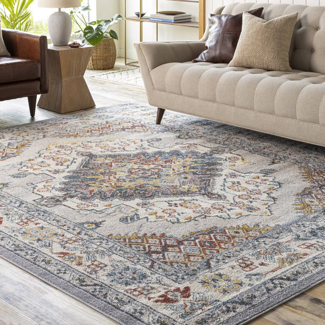 Flatiron Oriental Gray Area Rug Langley Street Rug Size: Rectangle 6'7" x 9' - Product image 1