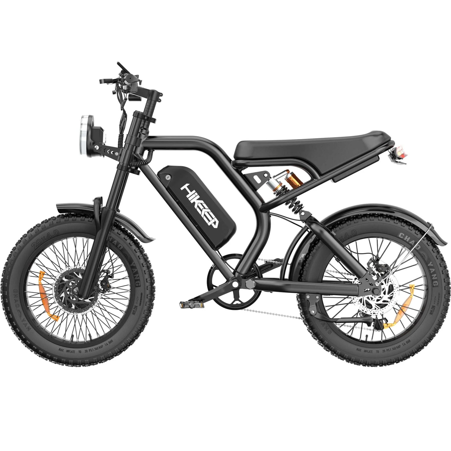 Electric Bike for Adults 20" Fat Tire, Max 32MPH Ebike, 1500W Peak E - Mountain Bike 48V 15ah UL2849 - Product image 10