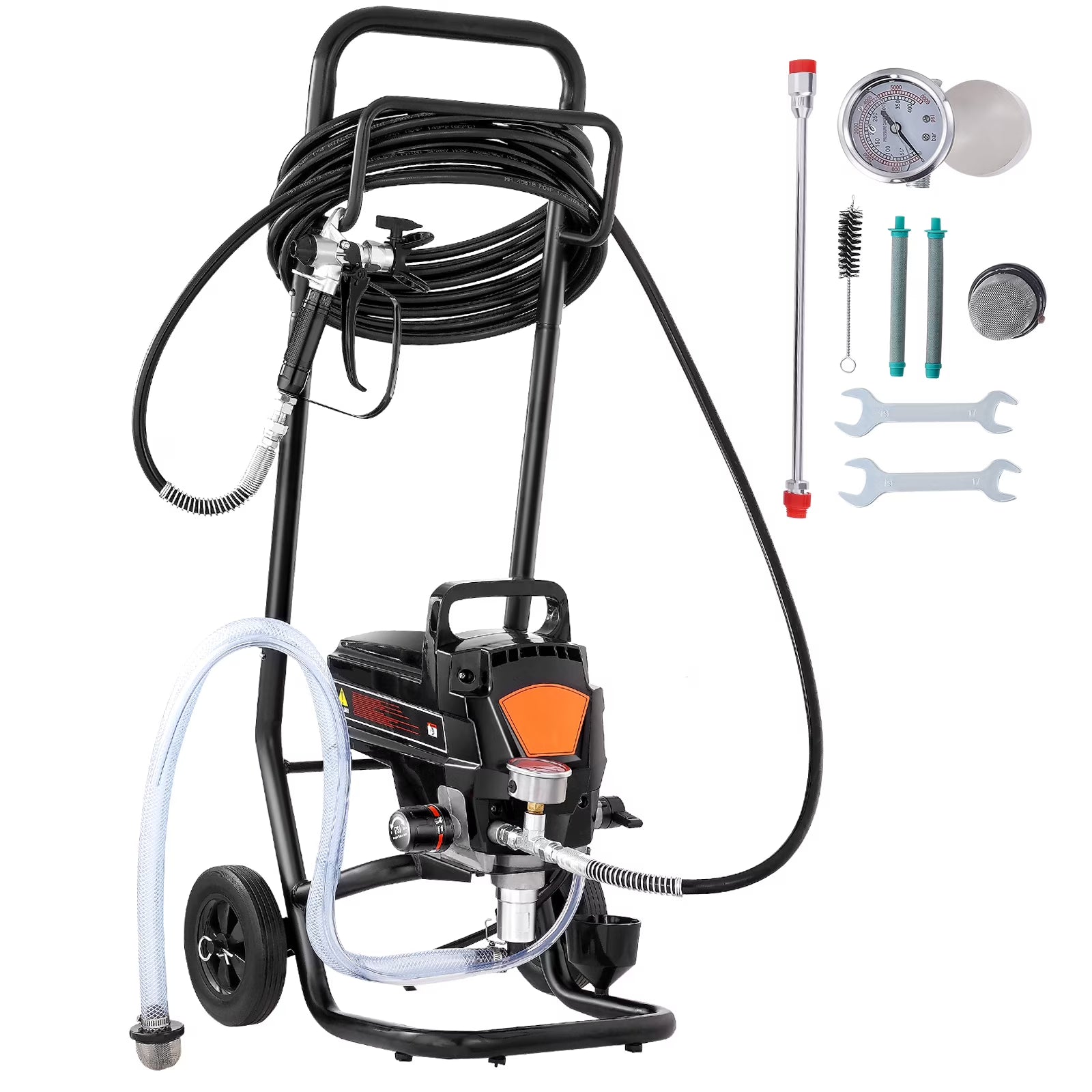 KFFKFF Stand Airless Paint Sprayer 950W 3000PSI Electric Paint Sprayer with Cart - Product image 1