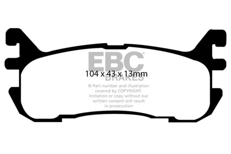 EBC - Rear Greenstuff Pad PN DP21003