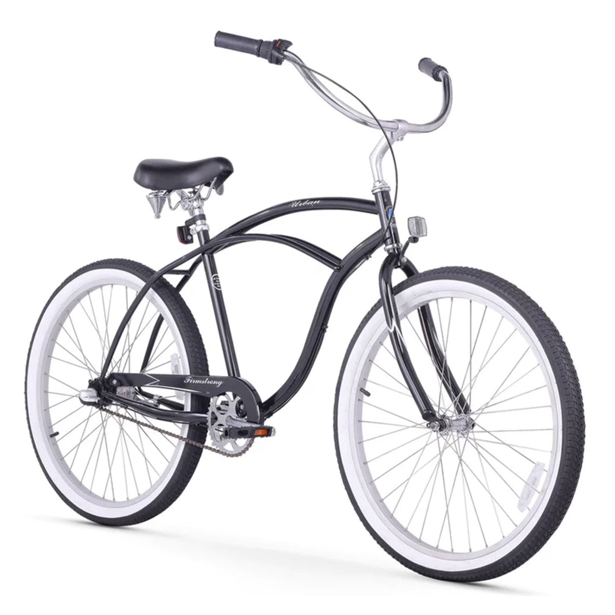 Firmstrong Urban Man 3 - Speed Men'S 26 in Beach Cruiser Riding Bike, Black - Product image 1