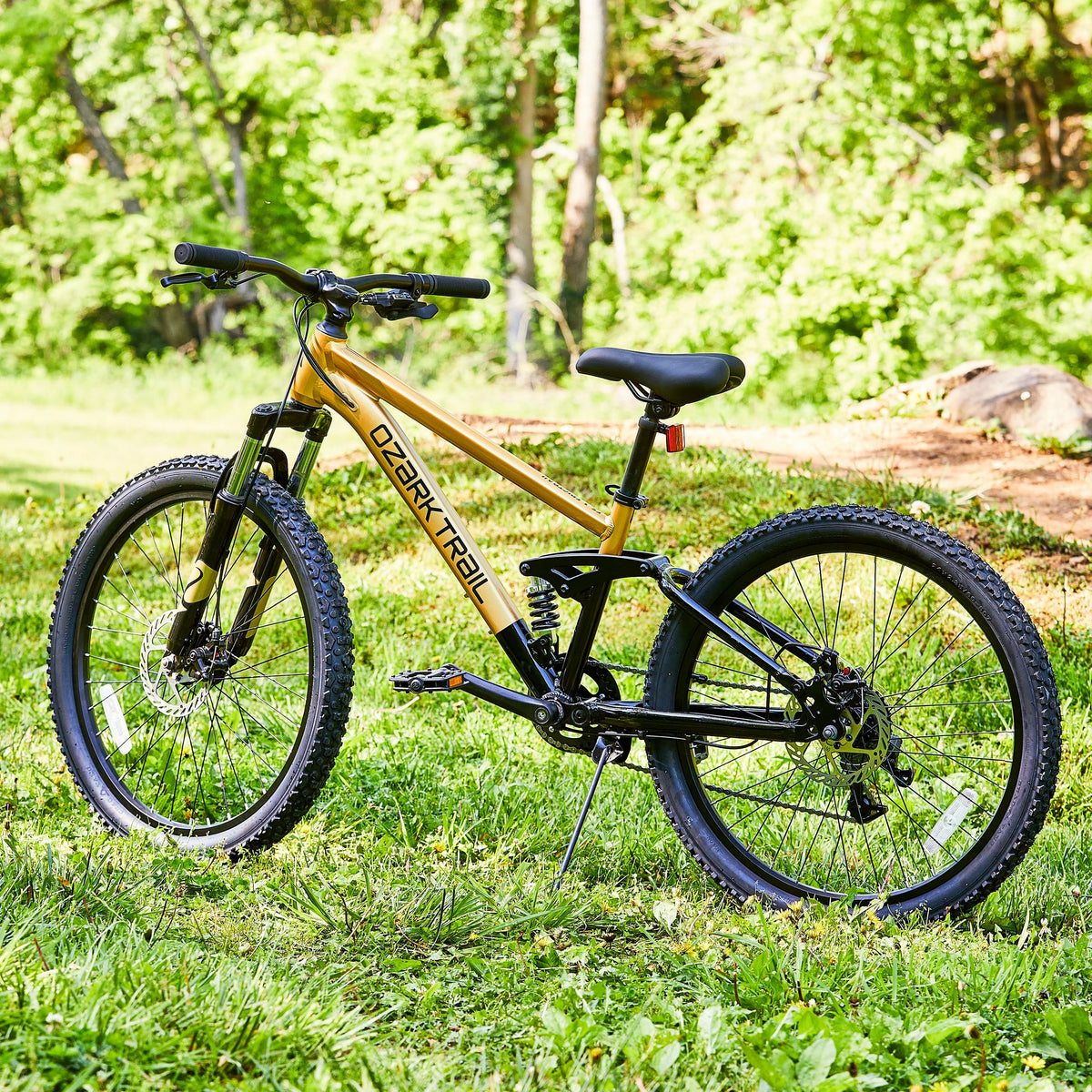 24" Ozark Trail FS.1 Epictrail Full Suspension Mountain Bike, for Teens and Adults, Heights Between 4'6" - Product image 10