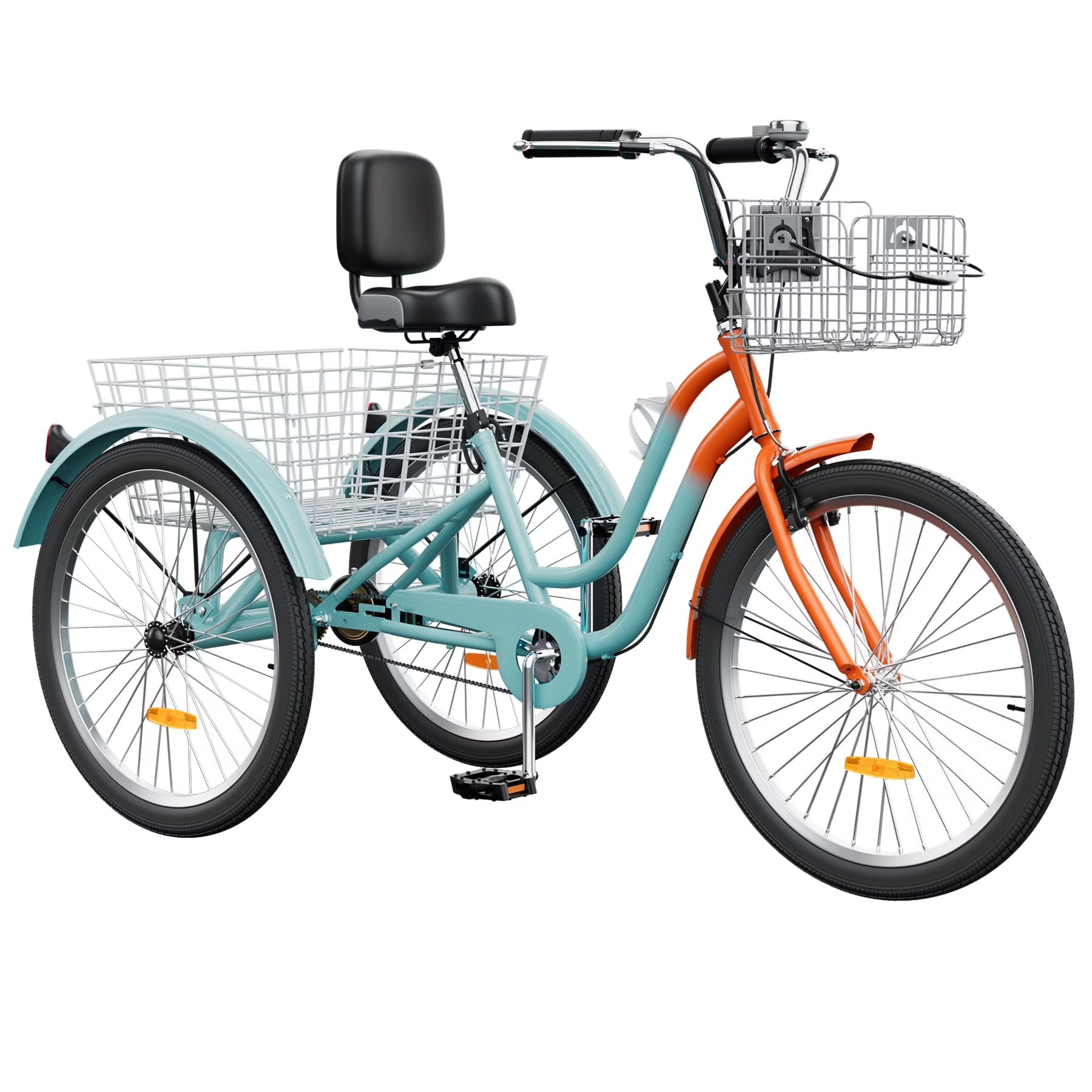 Dextrus 24 in 3 - Wheel Bike, Single Speed Adult Trike, Low Step - Through Cruiser with Front & Rear - Product image 17