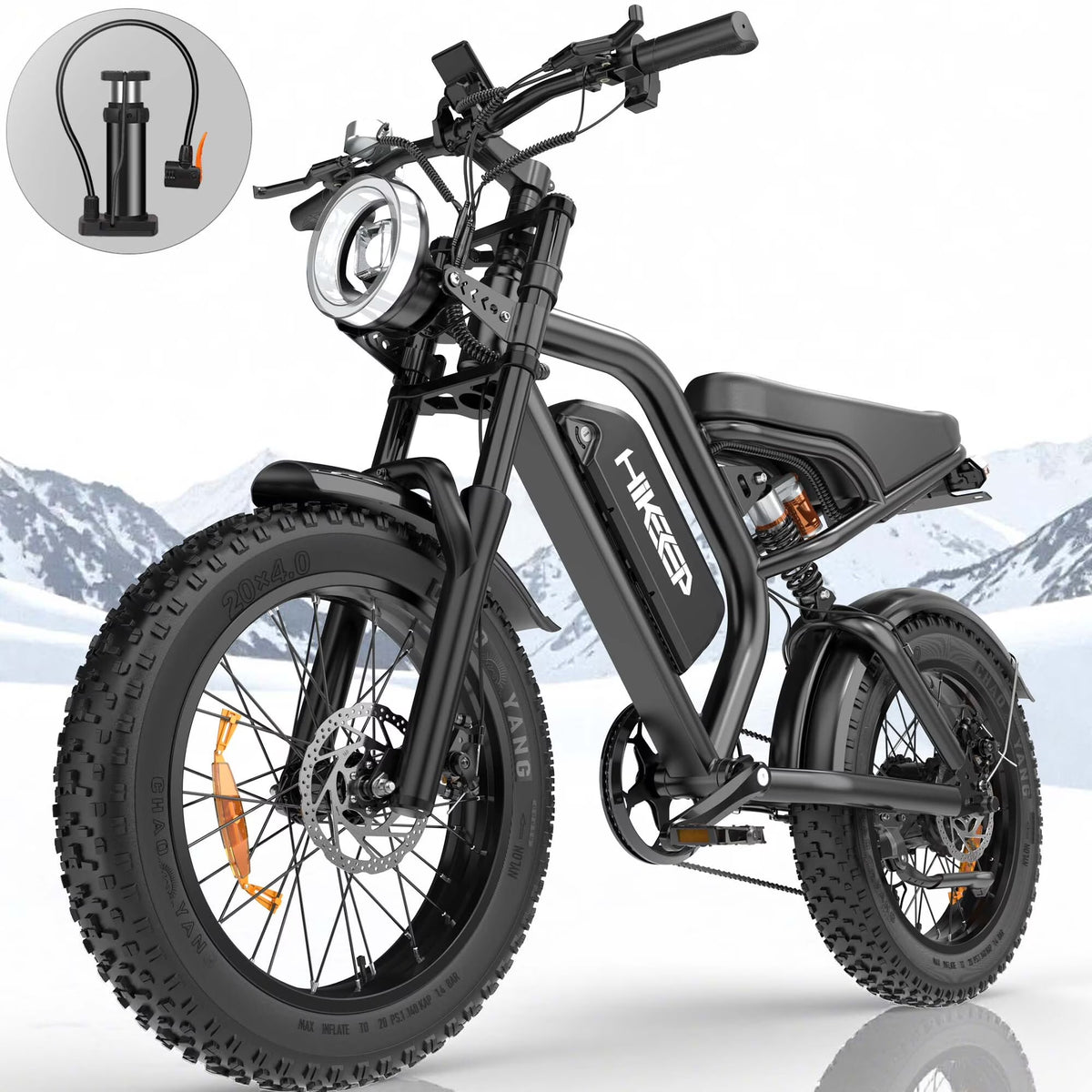 Electric Bike for Adults 20" Fat Tire, Max 32MPH Ebike, 1500W Peak E - Mountain Bike 48V 15ah UL2849 - Product image 1