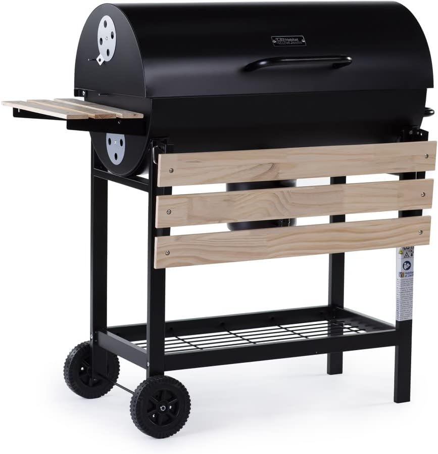 "King" charcoal barbecue - 95 x 63 x 105 cm - Black