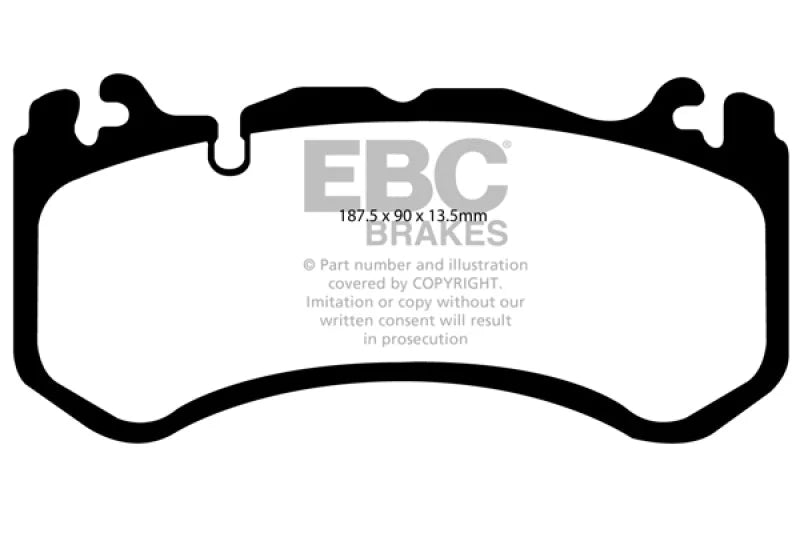EBC Redstuff Front Brake Pads 06+ Mercedes AMG Audi RS7