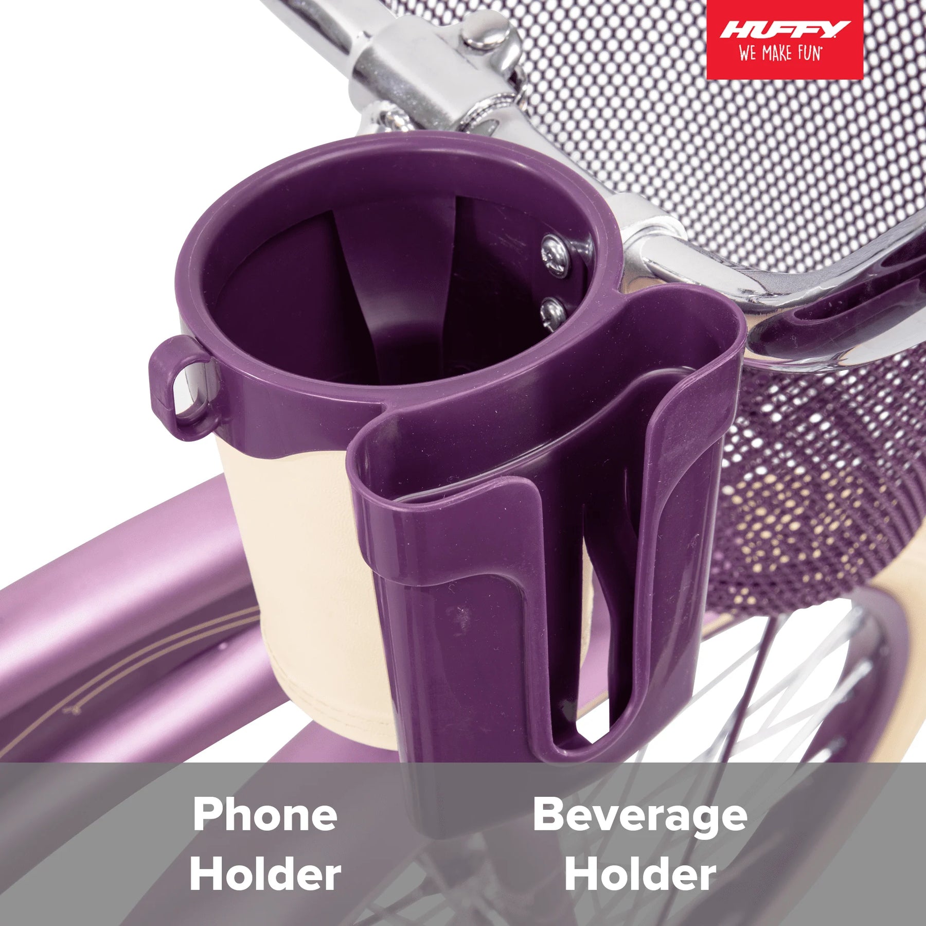 Huffy 24" Nel Lusso Girls' Cruiser Bike, Purple Satin - Product image 3