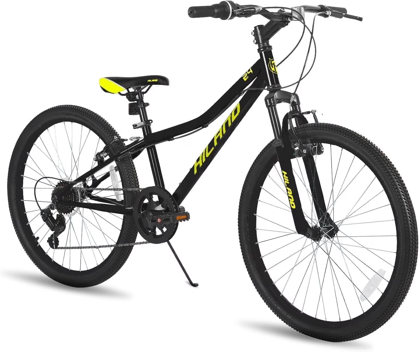 Hiland 24 in Mountain Bike, Front Suspension Fork Bicycles for Adults Multiple Colors - Product image 3