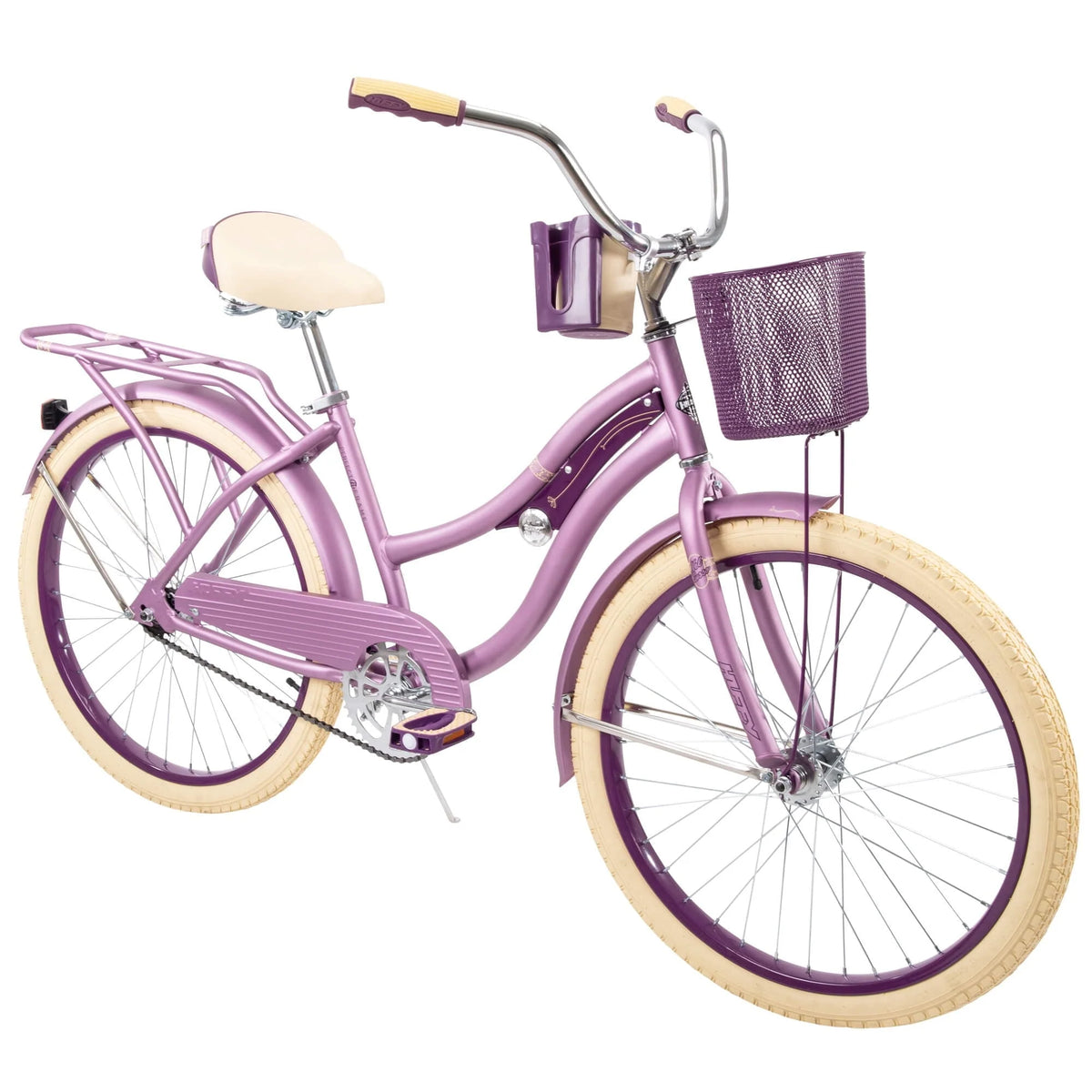 Huffy 24" Nel Lusso Girls' Cruiser Bike, Purple Satin - Product image 1