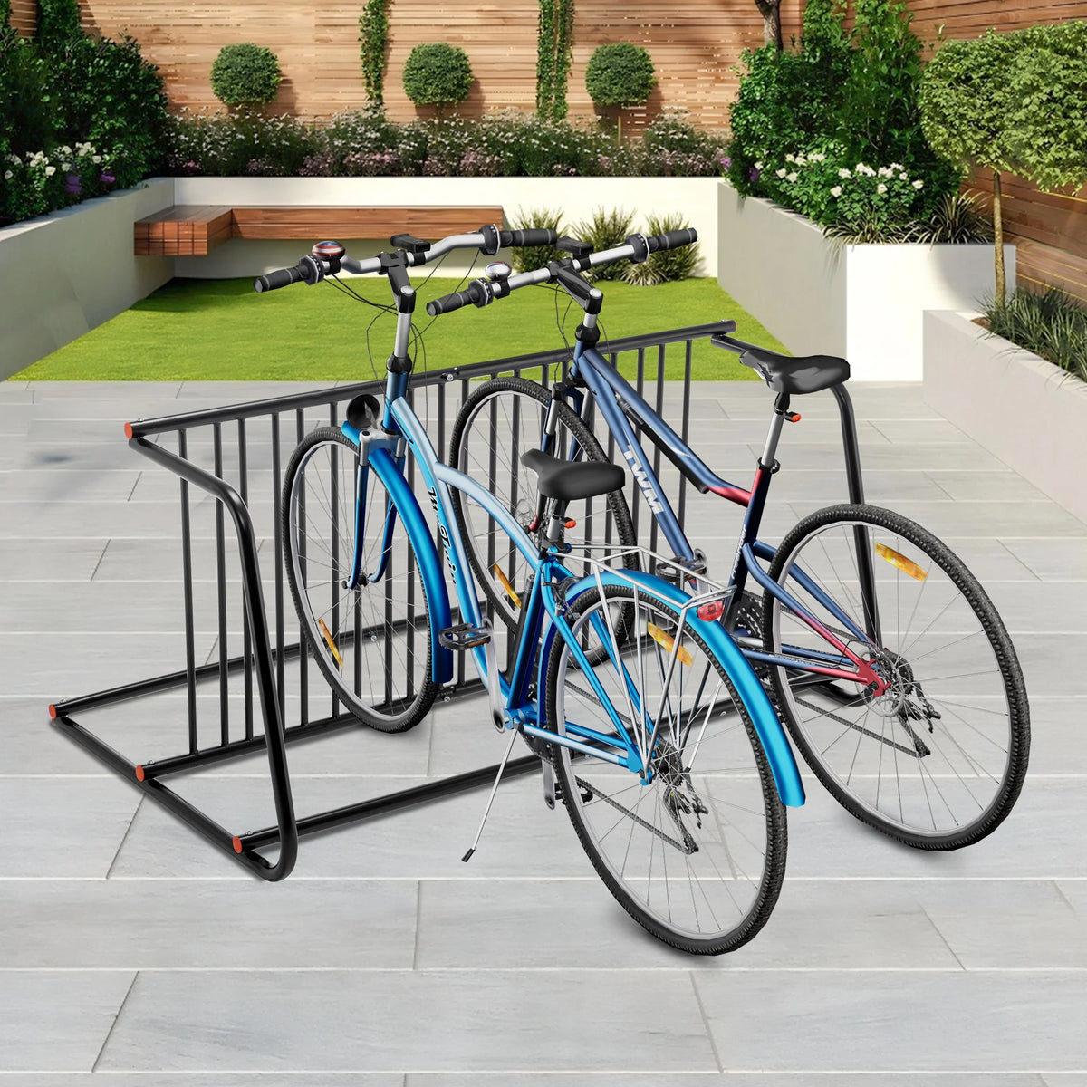 AECOJOY Commercial Floor Bike Rack Stand, 10-Bike Capacity Dual Sided Bicycle Storage Stand Floor Parking - Product image 3