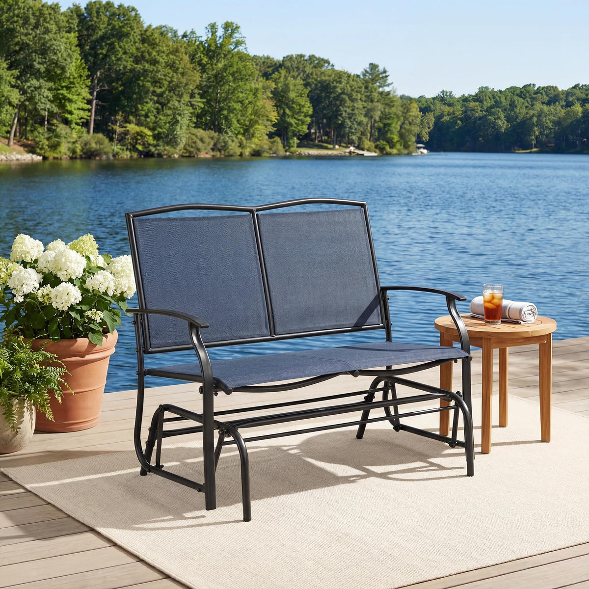 Tangkula 2-Person Patio Swing Glider Bench - Product image 2