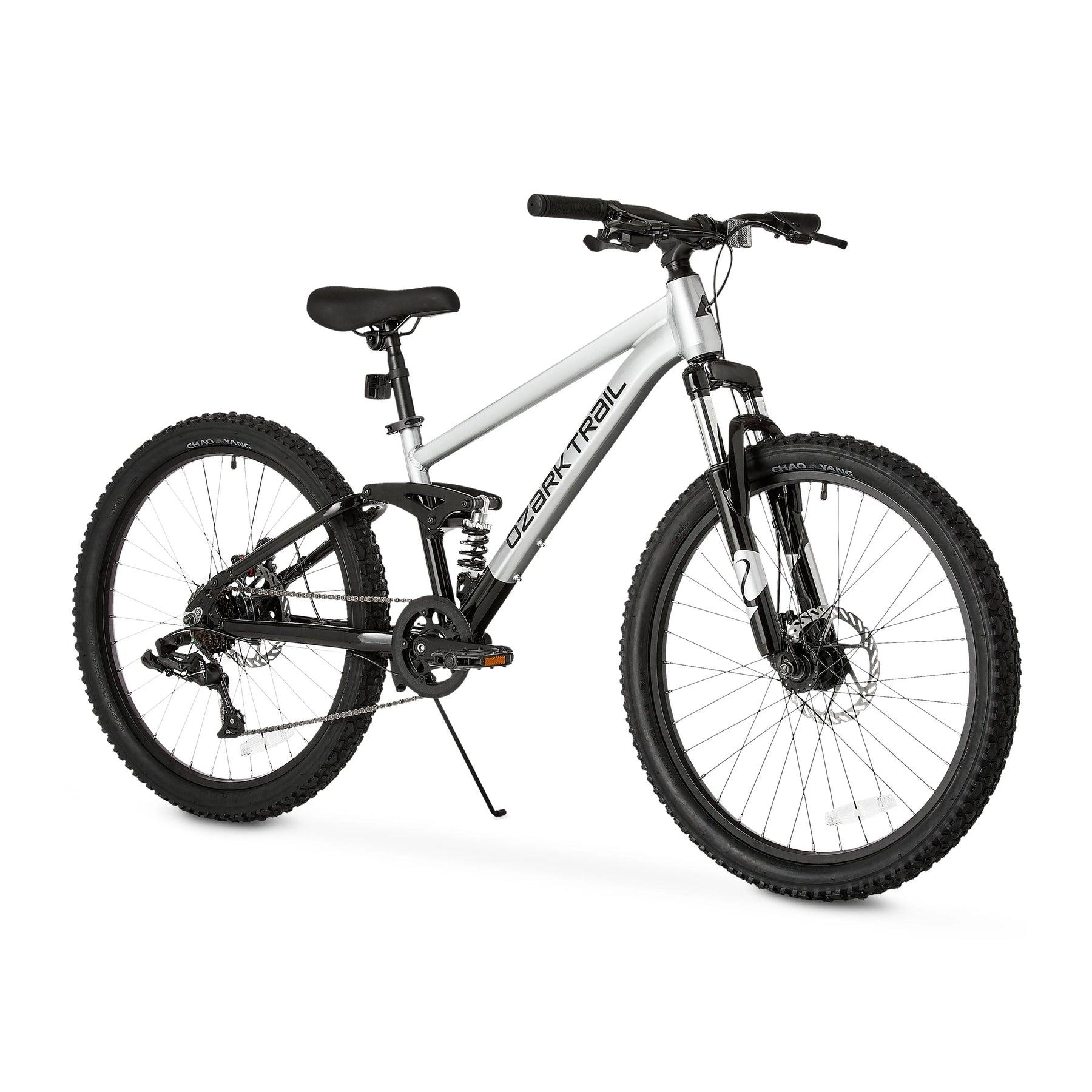 24" Ozark Trail FS.1 Epictrail Full Suspension Mountain Bike, for Teens and Adults, Heights Between 4'6" - Product image 8