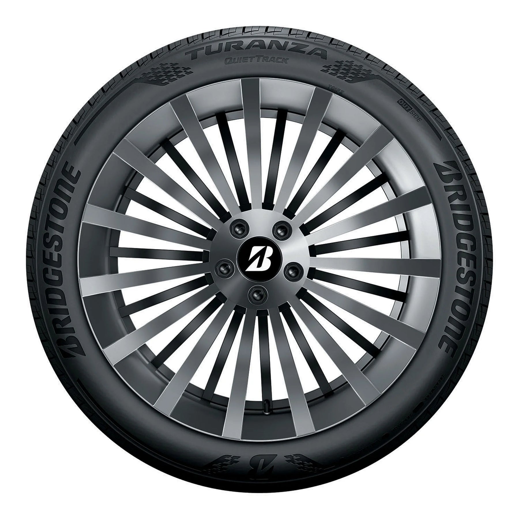 Bridgestone Turanza Quiettrack All-Season 225/45R17 91V Passenger Tire - Product image 2