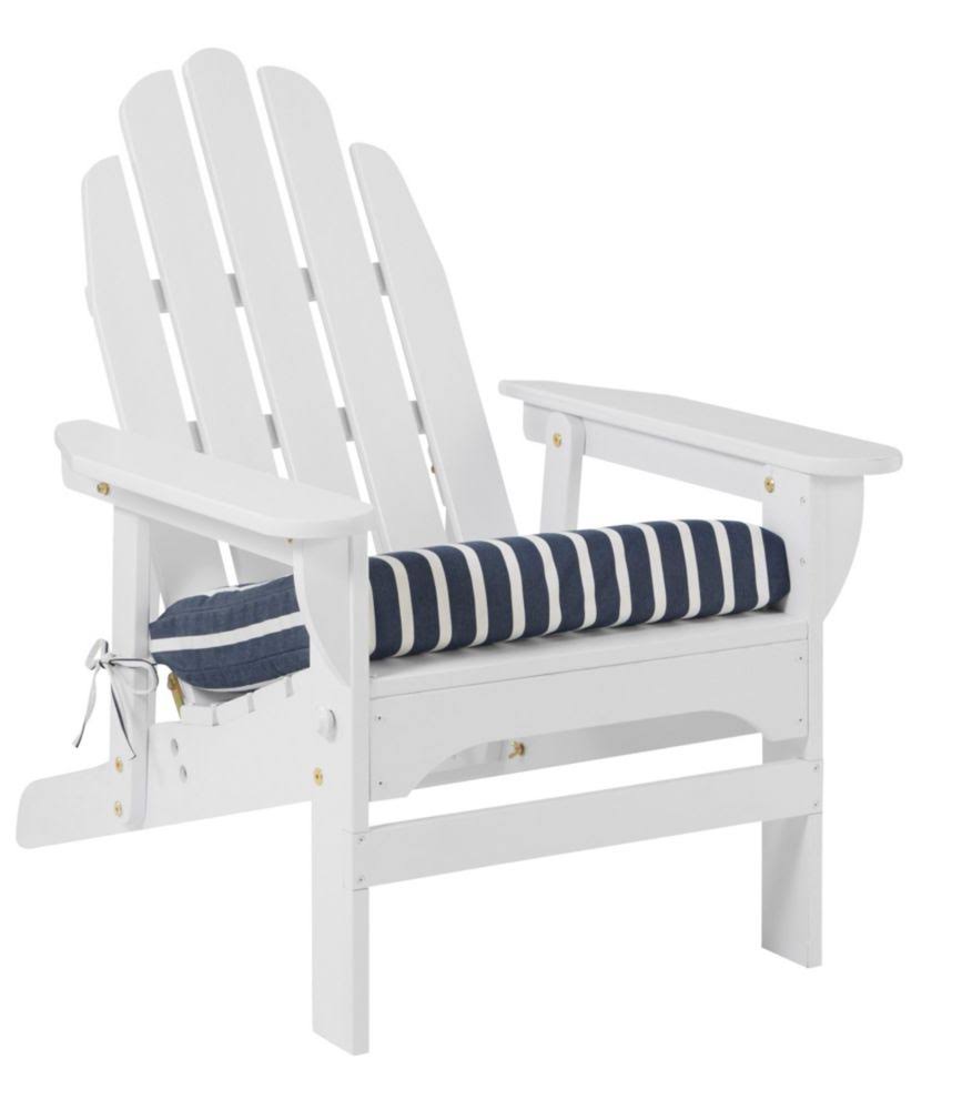 Casco Bay Adirondack Chair Seat Cushion Stripe Blue - L.L.Bean - Product image 1