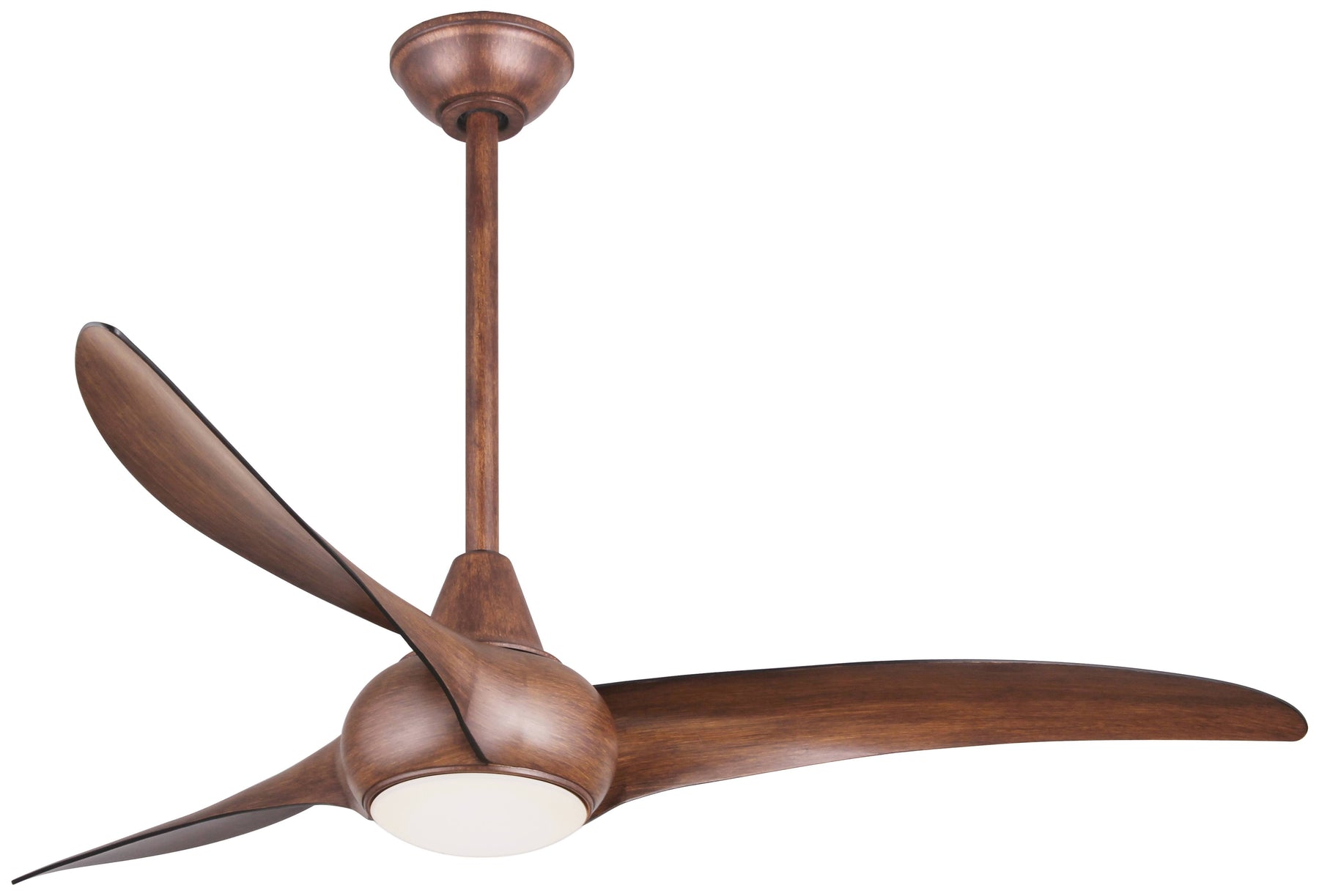 Minka-Aire Light Wave 52" Ceiling Fan In Distressed Koa With Remote Control Light, Brown - Product image 1