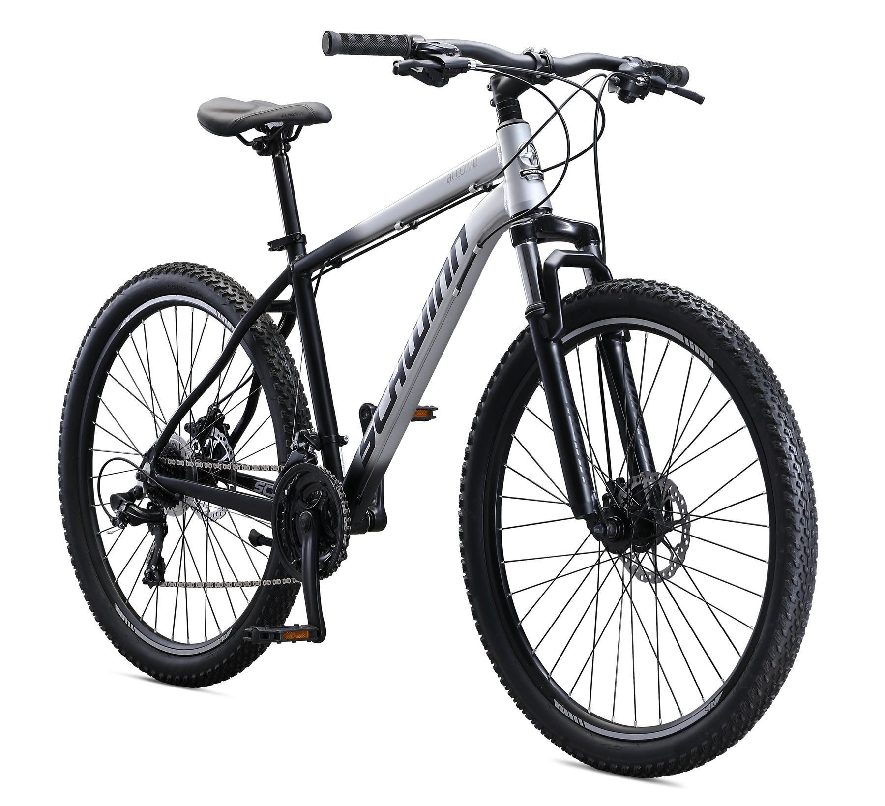 27.5 - In. AL Comp Men'S Mountain Bike, Grey, 21 Speeds