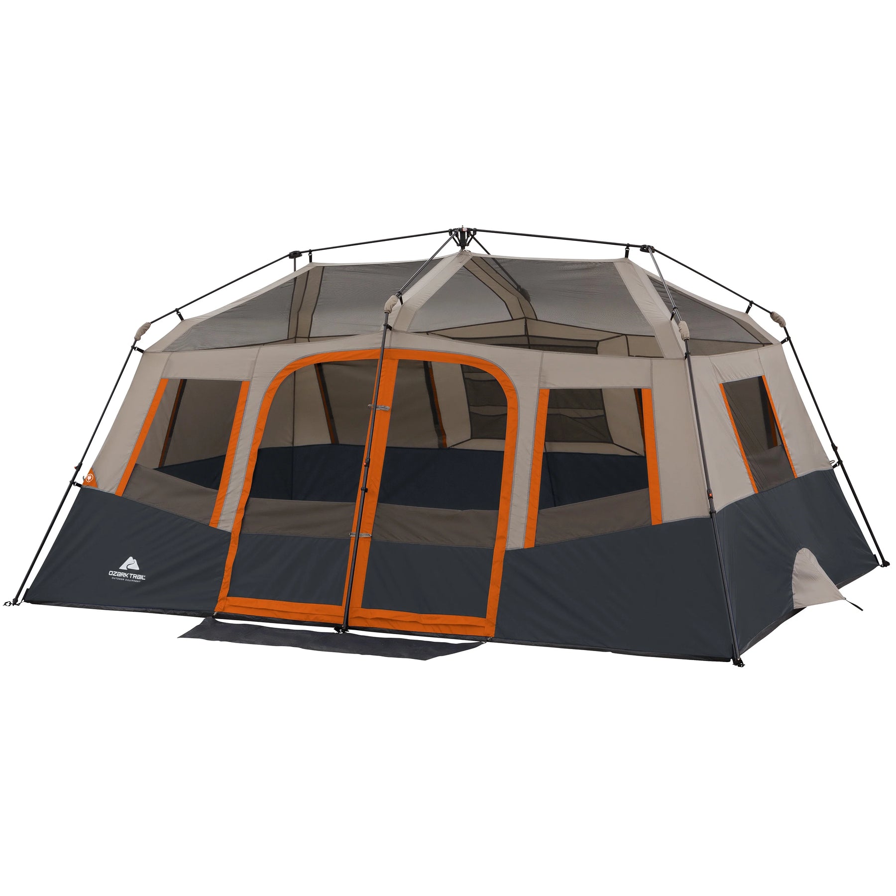 Ozark Trail 10 - Person Instant Cabin Tent - 2 - Room Family Camping Tent with Rainfly - Product image 2