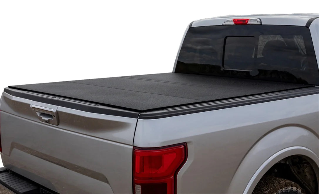Access B3010049 - LOMAX Folding Hard Cover 17+ Ford Super Duty F-250/F-350/F-450 6ft 8in Box Black Urethane