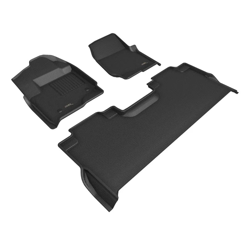3D MAXpider L1FR16101509 - 22-24 Ford F-150 Super Crew Bench Seat Kagu Black R1 R2
